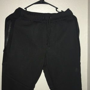 Mens RBX Sweatpants Black Size S Zip up pockets